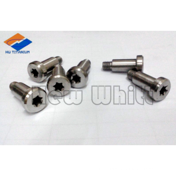 Gr5 titanium shoulder bolt torx head